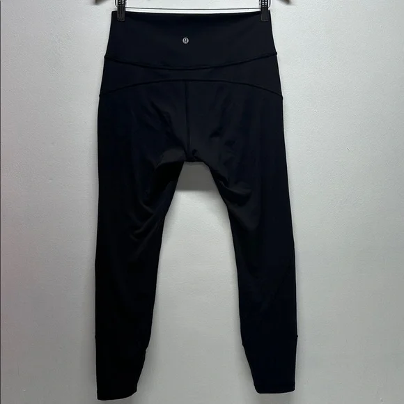 Lululemon In Movement Tight Workout Leggings Pants 25" Everlux Black Size 10 - Picture 4 of 8